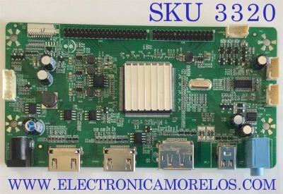 MAIN PARA MONITOR VIEWSONIC RESOLUCION (2560 x 1440) LCD USB / NUMERO DE PARTE 203900450 / V.RT85A / VX3276-2K-MHD / S03AGR2785BCR / MODELO VS17090